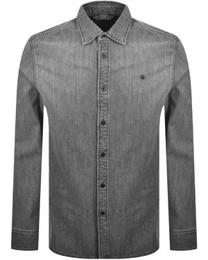 G-Star G-Star Clean Long Sleeve Slim Fit Shirt - Grey