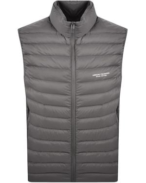ARMANI EXCHANGE Down Gilet - Gray