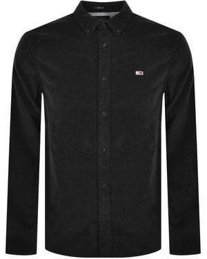 Tommy Hilfiger Corduroy Regular Fit Shirt - Black