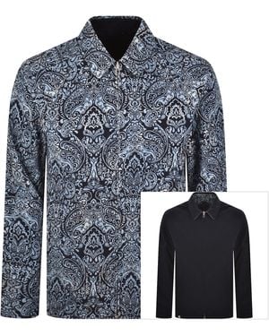 Pretty Green Rave On Reversible Jacket - Blue