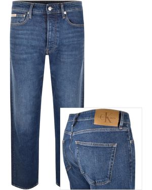Calvin Klein Jeans Standard Straight Jeans - Blue