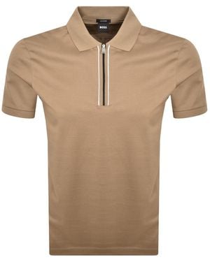BOSS BUSINESS Boss H Paras 65 Polo T Shirt Medium - Natural