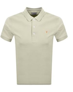 Farah Farah Blanes Polo T Shirt Soft - Green