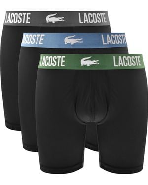 Lacoste Underwear 3 Pack Boxer Briefs - Green