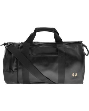 Fred Perry Classic Barrel Bag - Black