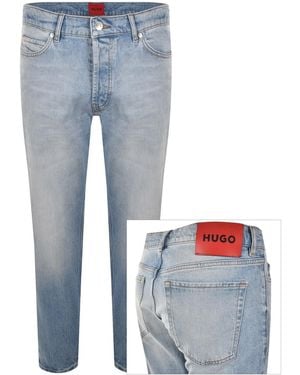 HUGO 634 Tapered Fit Jeans Light - Blue