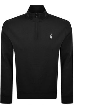Ralph Lauren Quarter Zip Sweatshirt - Black