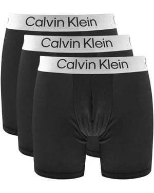 Calvin Klein Underwear 3 Pack Boxer Briefs - Black