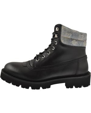 DSquared² Monogram Ankle Boots - Black