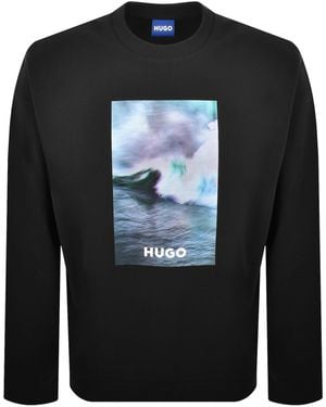 HUGO Atwork Sweatshirt - Black