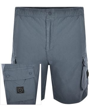 Marshall Artist Micro Cargo Shorts - Blue