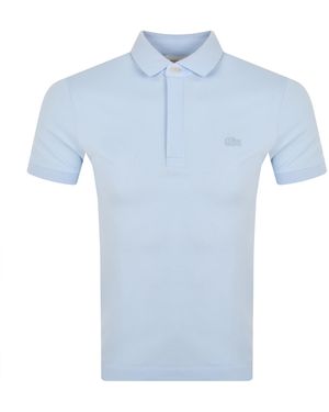 Lacoste Short Sleeved Polo T Shirt Sky - Blue
