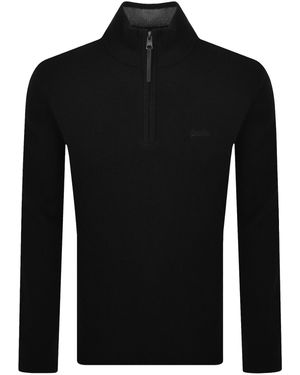 Superdry Wool Blend Knit Sweater - Black