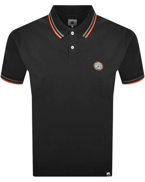 Pretty Green Brockwell Polo T Shirt - Black