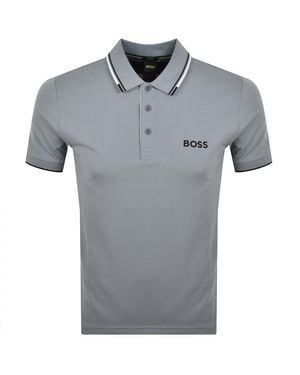BOSS Boss Paddy Pro Polo T Shirt - Grey