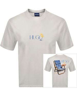 HUGO Nulaxo T Shirt - White