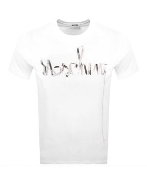 Moschino Logo T Shirt - White