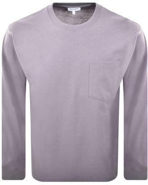 Norse Projects Loose Fit T Shirt Crocus - Purple