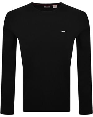 Levi's Logo Knit Jumper - Black