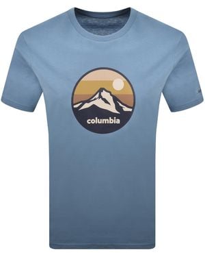 Columbia Seasonal Graphic T Shirt - Blue