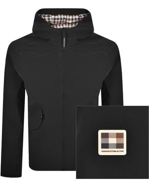 Aquascutum Shell Short Parka - Black