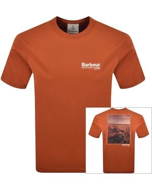 Barbour Birchcliffe T Shirt - Orange
