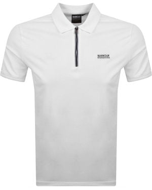 Barbour Ashmann Polo T Shirt - White
