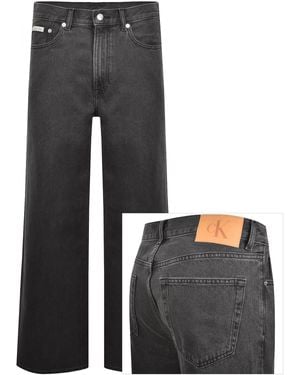 Calvin Klein Jeans Straight Fit Jeans - Gray