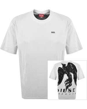 DIESEL T Boggy V3 T Shirt - White