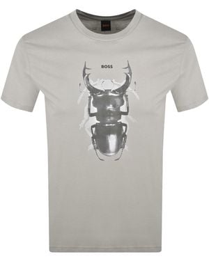 BOSS Boss Beetle T Shirt Light - Gray