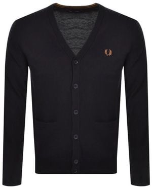 Fred Perry Classic Knit Cardigan - Blue