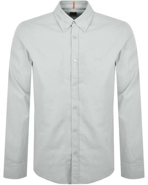 BOSS Boss Relegant 6 Regular Fit Shirt - Grey