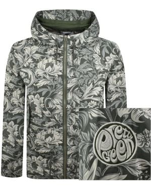 Pretty Green Bostall Printed Jacket - Grey