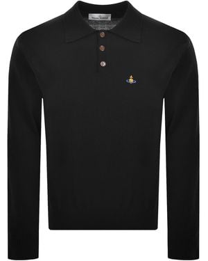 Vivienne Westwood Merino Wool Polo - Black
