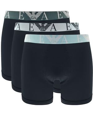 Armani Emporio 3 Pack Boxer Briefs - Blue