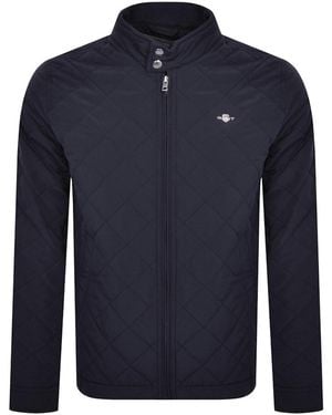 GANT Quilted Windcheater Jacket - Blue