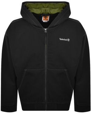 Timberland Hooded Bomber Jacket - Black