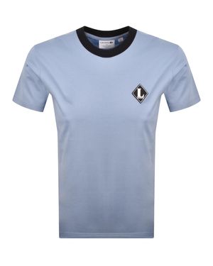 Lacoste Badge Logo T Shirt - Blue