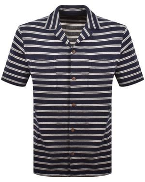 Ralph Lauren Knit Striped Shirt - Blue