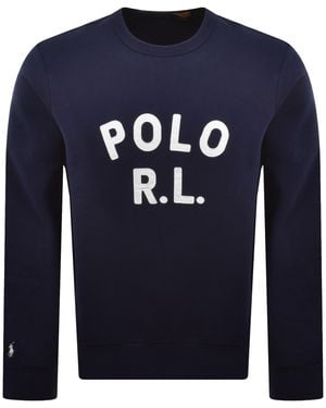 Ralph Lauren Logo Sweatshirt - Blue