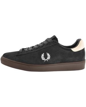 Fred Perry Spencer Suede Sneakers - Black