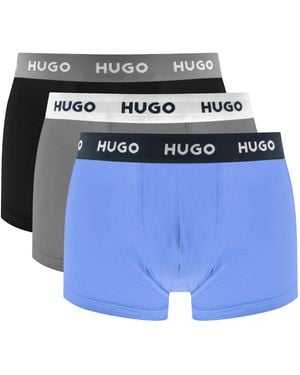 HUGO 3 Pack Trunks - Blue