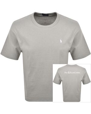 Ralph Lauren Logo Crew Neck T Shirt - Grey
