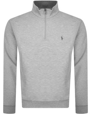 Ralph Lauren Half Zip Sweatshirt - Grey