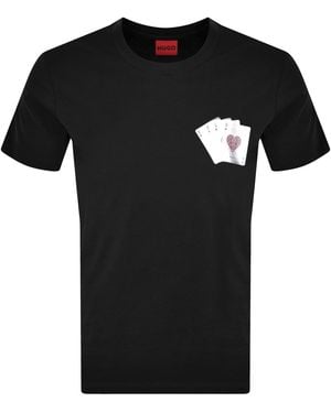 HUGO Dahr T Shirt - Black