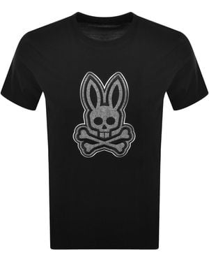 Psycho Bunny Marlo Graphic T Shirt - Black