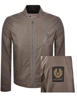 Belstaff Sideline Jacket Dark Asphalt - Brown