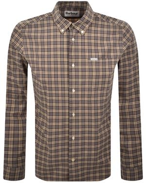 Barbour Lomond Tailored Tartan Shirt - Brown