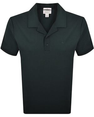 Calvin Klein Jeans Easy Micro Waffle Polo - Black
