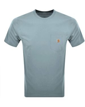 Carhartt Pocket T Shirt - Blue